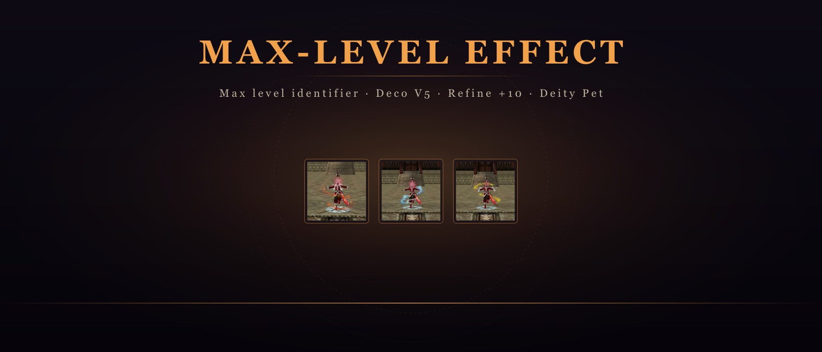 Max-Level Character Effect