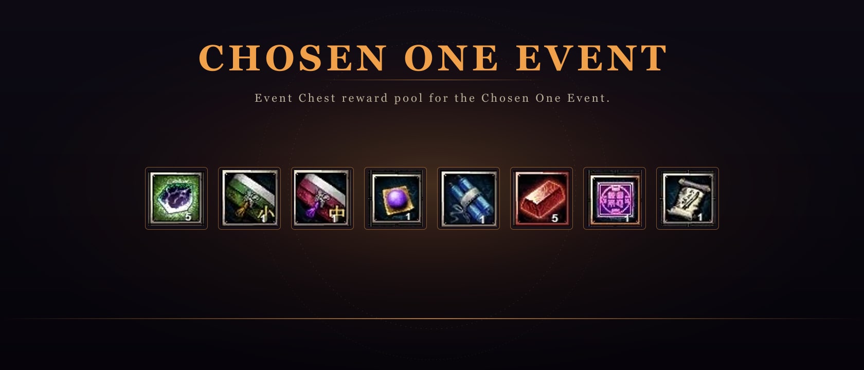 Chosen One Event